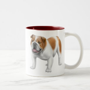 Tasse anglaise de bouledogue