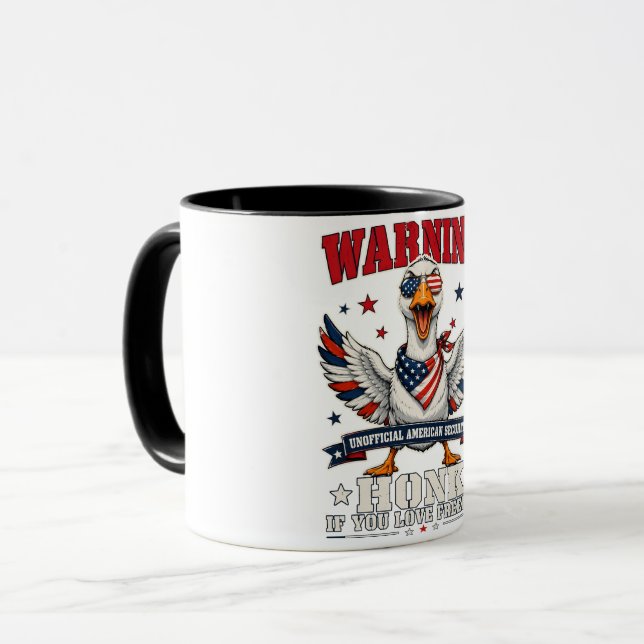 Tasse Angry Goose 4 juillet (Devant gauche)