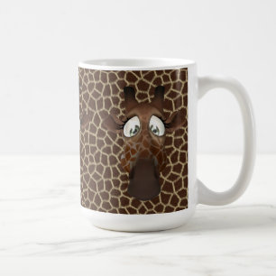 Tasse animale de motif de fourrure de visages