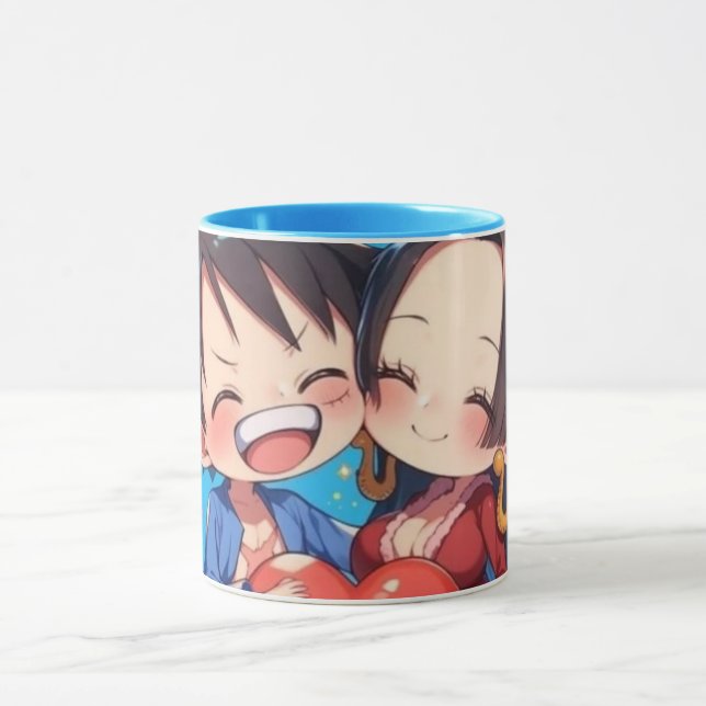 Tasse animée de Luffy & Boa Hancock (Centre)
