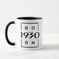 Tasse année de naissance 1930