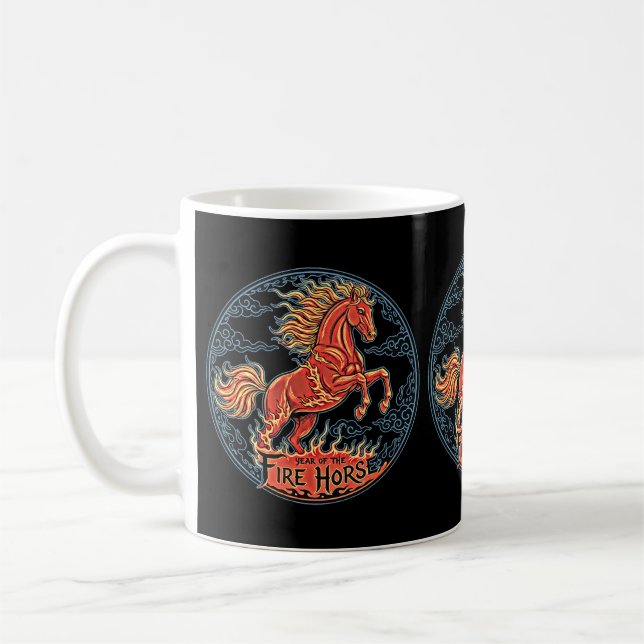 Tasse Année du Cheval de Feu (Gauche)