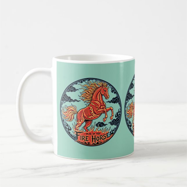 Tasse Année du Cheval de Feu (Gauche)