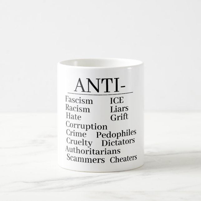 Tasse anti-café (Centre)