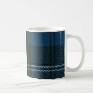 Tasse antique bleue de tartan de Ramsay