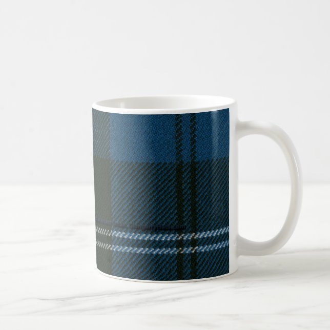 Tasse antique bleue de tartan de Ramsay (Droite)