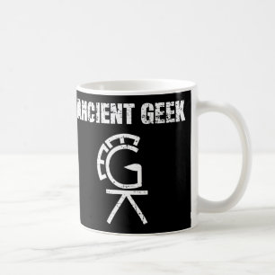 Tasse antique de puzzle de geek