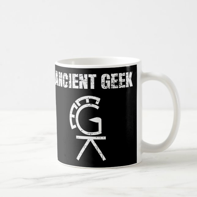 Tasse antique de puzzle de geek (Droite)