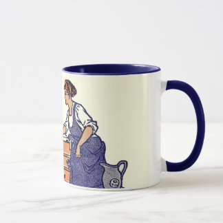 Tasse antique vintage de cuisine de cuisine