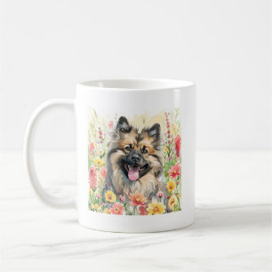Tasse aquarelle Keeshond