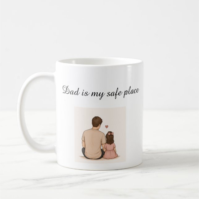 Tasse aquarelle mignonne modifiable (Gauche)