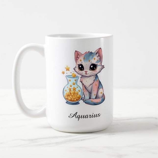 Tasse Aquarius Zodiaque Céleste - Porteuse d'Eau R (Gauche)