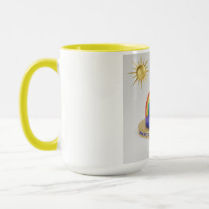 Tasse Arc-en-ciel Éclaboussé de Soleil