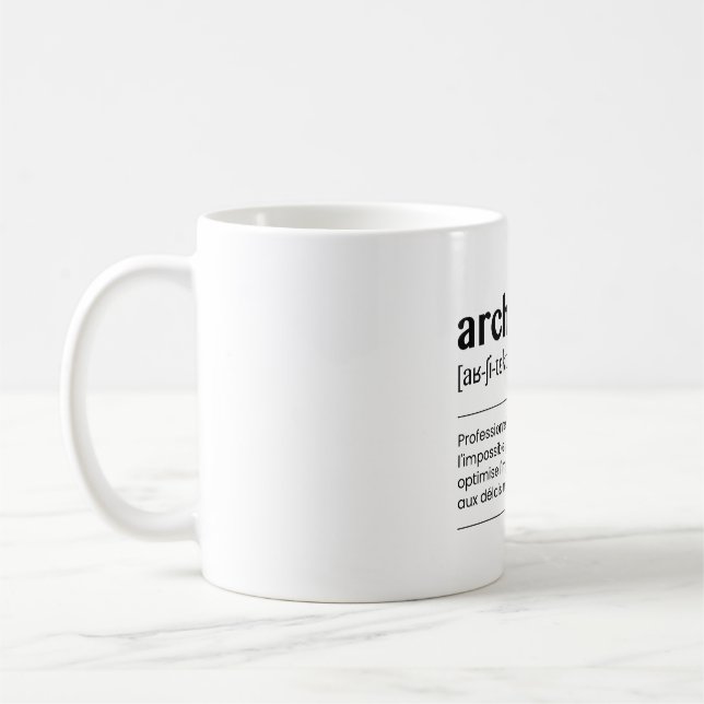 Tasse Architecte (Gauche)