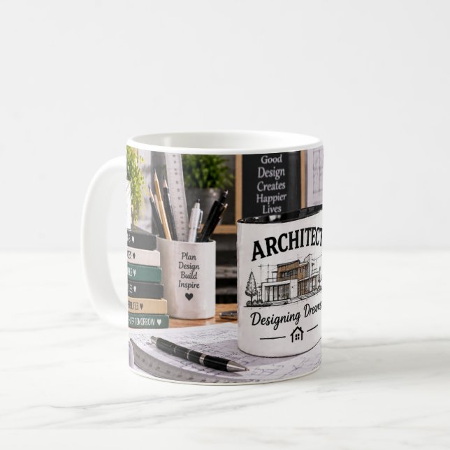 Tasse Architecte Conçoit des Rêves (Devant gauche)