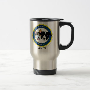 Tasse argentée de voyage