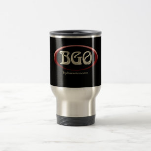 Tasse argentée de voyage