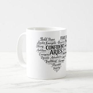 Tasse Aries | Nuage de mots du zodiaque