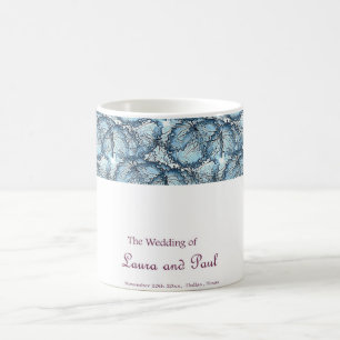 Tasse artistique de mariage