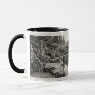 Tasse artistique jardin zen japonais