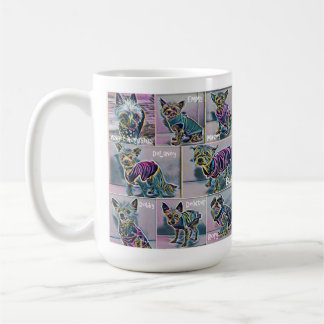 Tasse artistique puissante minuscule d'équipe
