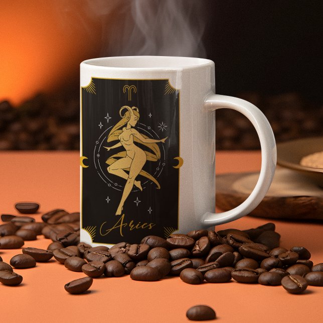 Tasse astrologique Aries Saucy Signs (Créateur téléchargé)