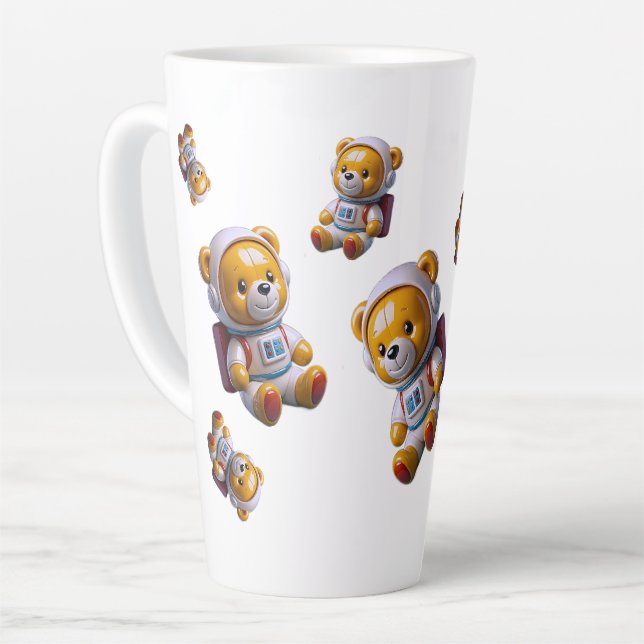 Tasse Astronaute Teddy Latte (Angle gauche)