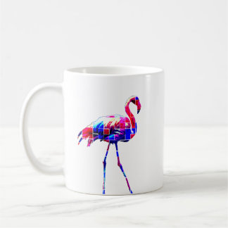 Tasse au néon de Flamant rose