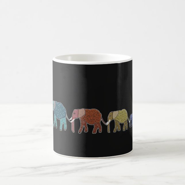 Tasse au néon d'éléphant africain (Centre)