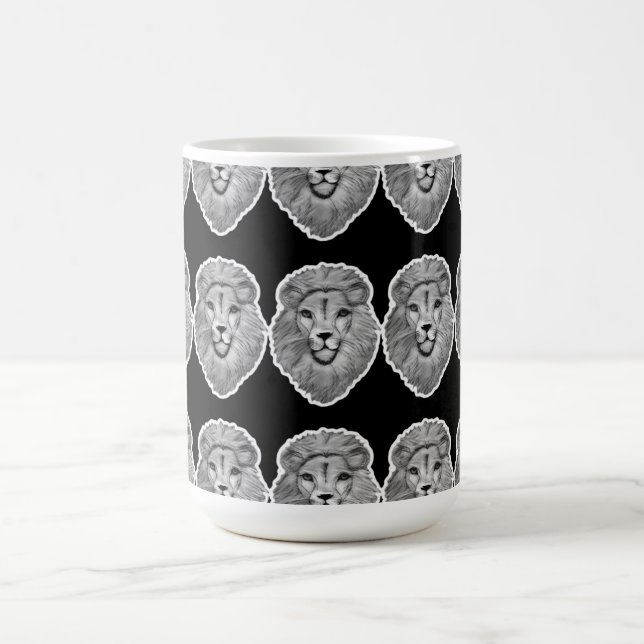 Tasse au visage de lion (Centre)