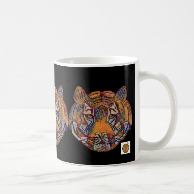 Tasse au Visage de Tigre (Droite)