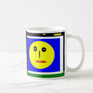 tasse au visage joyeux