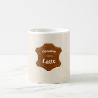 Tasse authentique à motif neutre Latte 100%