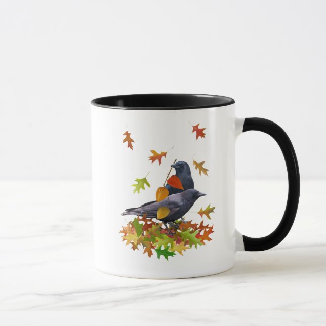 Tasse Automne Corbeaux (Droite)