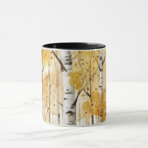 Tasse aux bouleaux