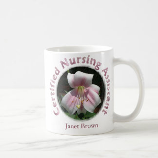 Tasse auxiliaire soignante certifiée personnalisée