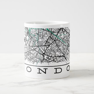 Tasse avec carte de Londres