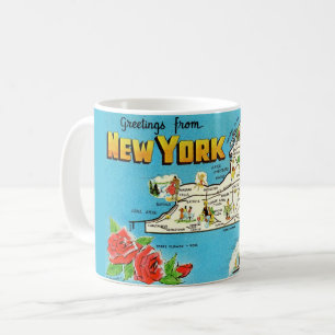 Tasse avec carte de New York