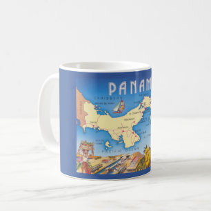 Tasse avec carte du Panama