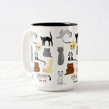 Tasse avec chats