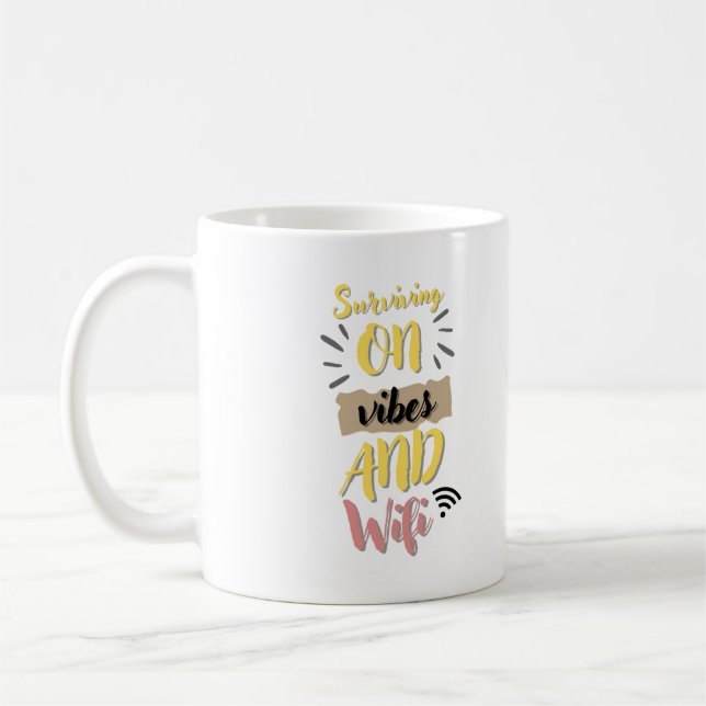 Tasse avec citation amusante (Gauche)