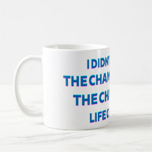 Tasse avec citation de vie de Champagne