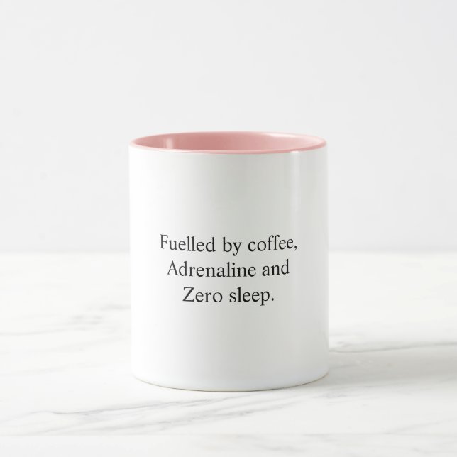 Tasse avec citation drôle d'infirmière (Centre)
