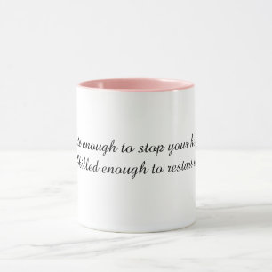 Tasse avec citation drôle d'infirmière