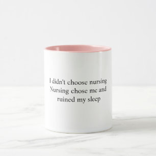 Tasse avec citation drôle d'infirmière