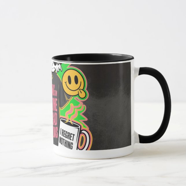 Tasse avec citation drôle sur la caféine (Droite)