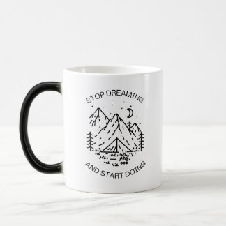 Tasse avec citation inspirante noire