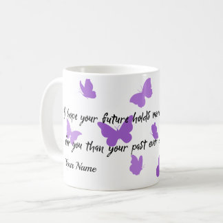 Tasse avec citation inspirante pour l'avenir papil
