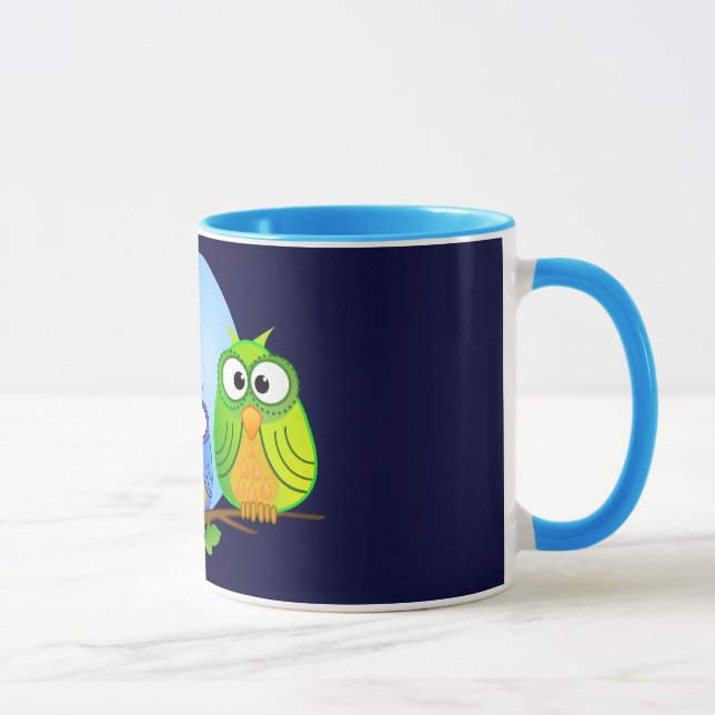 Tasse avec des hiboux (Droite)