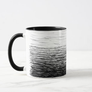 tasse avec des rayures graduelles